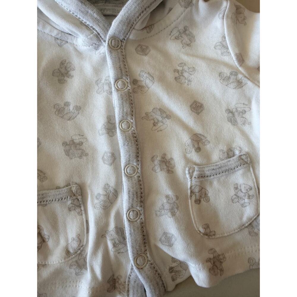 Ralph Lauren Cotton Hoodie & Footed Pant Set Newborn - Picture 3 of 6